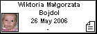 Wiktoria Ma�gorzata Bojdol